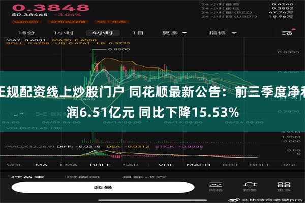 正规配资线上炒股门户 同花顺最新公告：前三季度净利润6.51亿元 同比下降15.53%