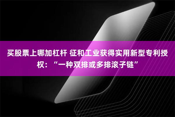 买股票上哪加杠杆 征和工业获得实用新型专利授权：“一种双排或多排滚子链”